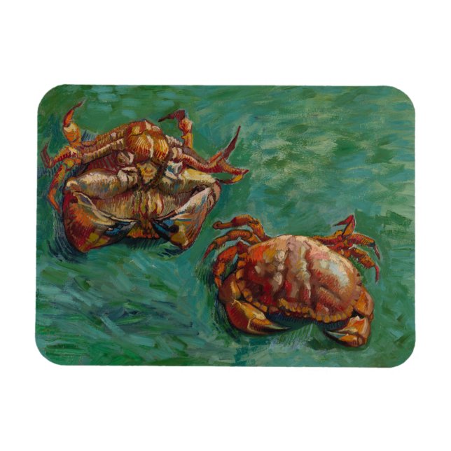 Magnet Flexible Vincent Van Gogh, deux crabes (Horizontal)