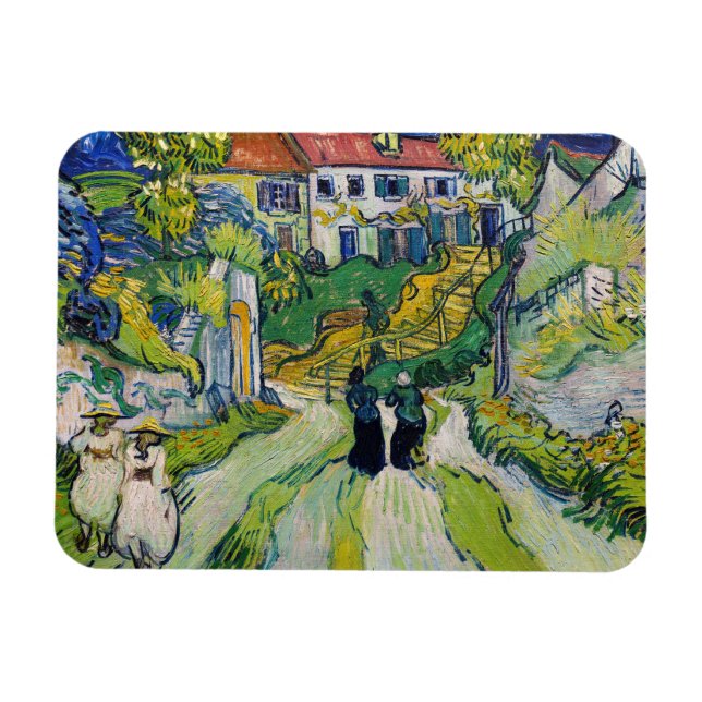 Magnet Flexible Vincent van Gogh - Escalier à Auvers (Horizontal)