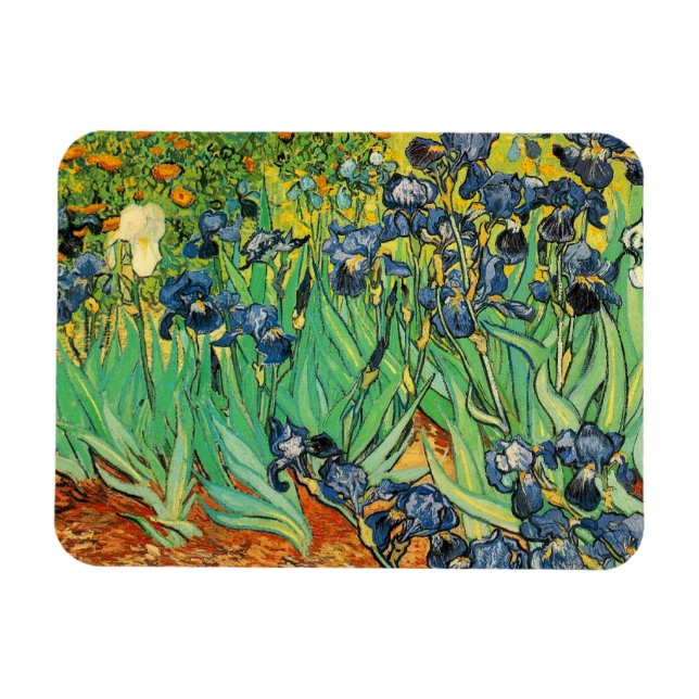 Magnet Flexible Vincent van Gogh,Iris (Horizontal)