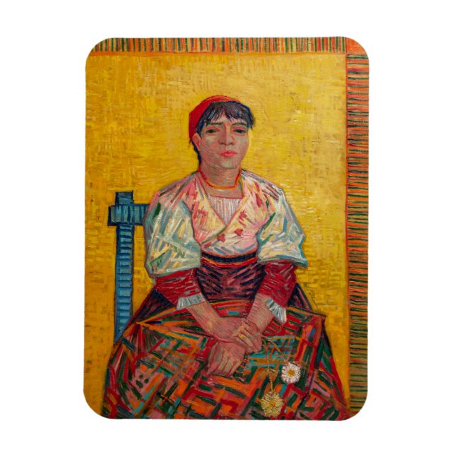 Magnet Flexible Vincent Van Gogh - La femme italienne (Vertical)