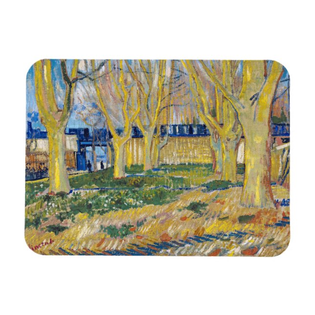 Magnet Flexible Vincent van Gogh - Le Train Bleu (Horizontal)