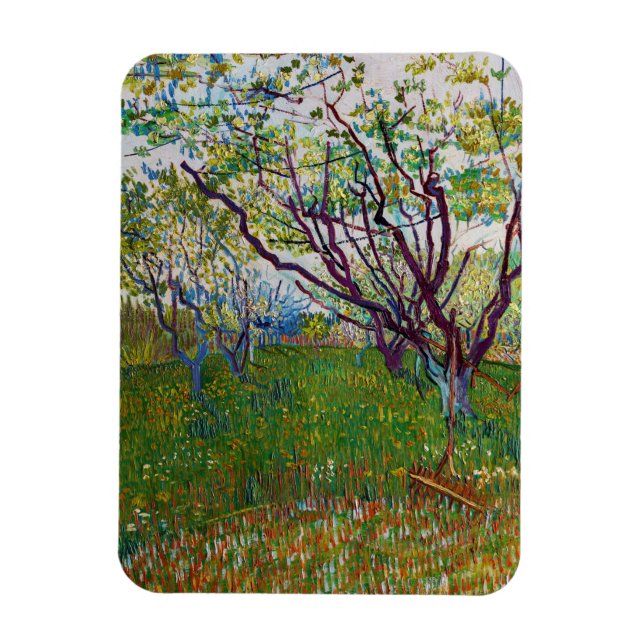 Magnet Flexible Vincent van Gogh - Le verger en fleurs (Vertical)