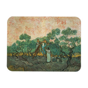 Magnet Flexible Vincent van Gogh Olive Pickers, Saint-Remy