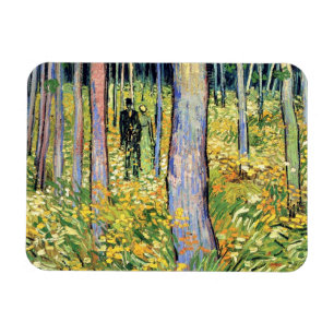 Magnet Flexible Vincent Van Gogh - Sous-bois avec deux personnages