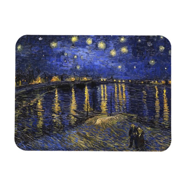 Magnet Flexible Vincent Van Gogh Starry Night Over The Rhone (Horizontal)