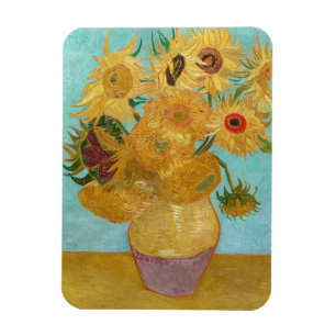 Magnet Flexible Vincent Van Gogh - Vase avec douze tournesols