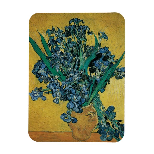 Magnet Flexible Vincent van Gogh - Vase w Irises Arrière - plan ja (Vertical)