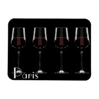 Vins avec vin rouge sur noir