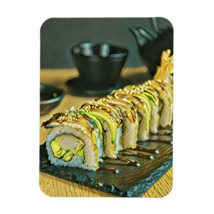 Magnet Flexible Vintage cadeau sushi