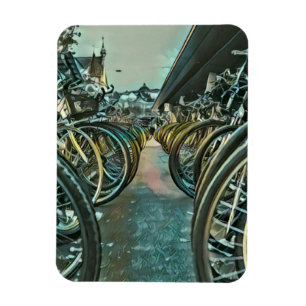 Magnet Flexible Vintage cycling artwork