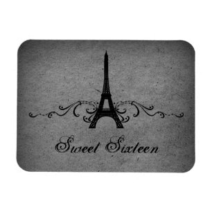 Magnet Flexible Vintage Français Fruit Sucré 16 Aimant, Gris