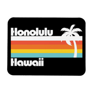 Magnet Flexible Vintage Honolulu Hawaii