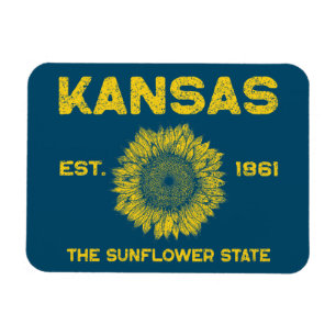 Magnet Flexible Vintage Kansas
