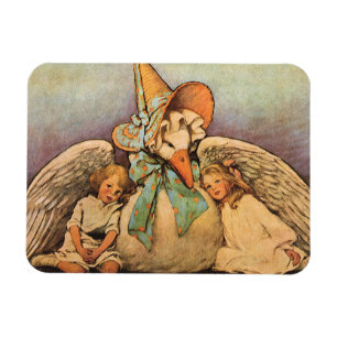 Magnet Flexible Vintage Mère Oie Enfants Jessie Willcox Smith