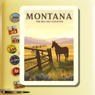 Magnet Flexible Vintage Montana