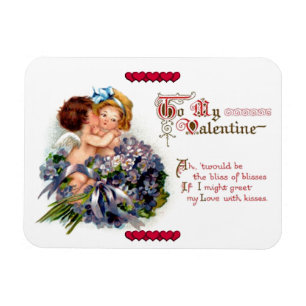 Magnet Flexible Vintage Valentine's Day Cupid