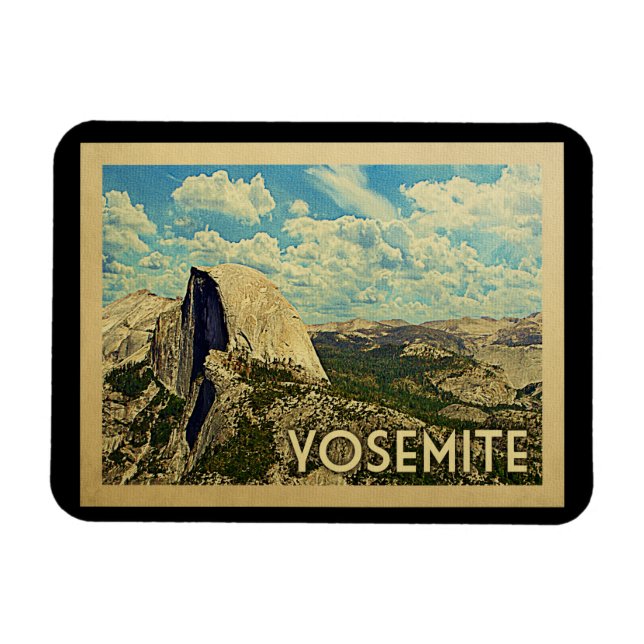 Magnet Flexible Vintage voyage Yosemite (Horizontal)