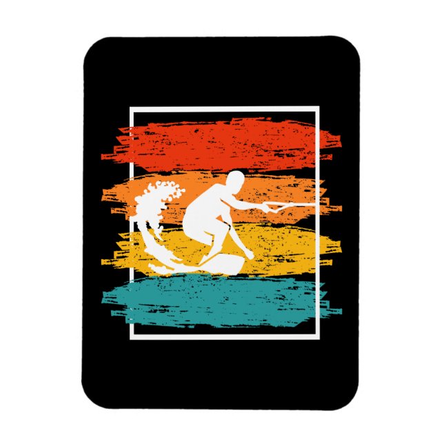 Magnet Flexible Vintage Wakeboarding (Vertical)