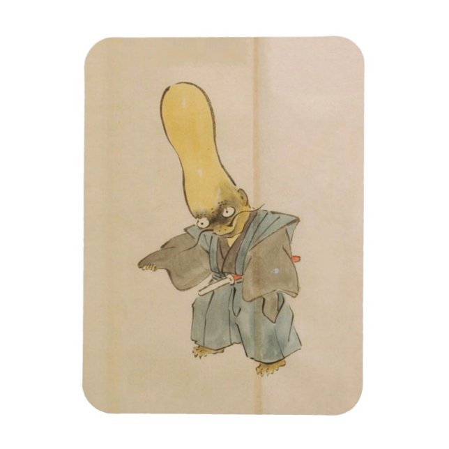 Magnet Flexible Vintage Yokai Swordsman (Vertical)