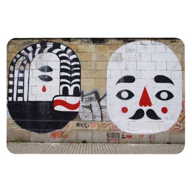 Magnet Flexible Visages blancs (Horizontal)