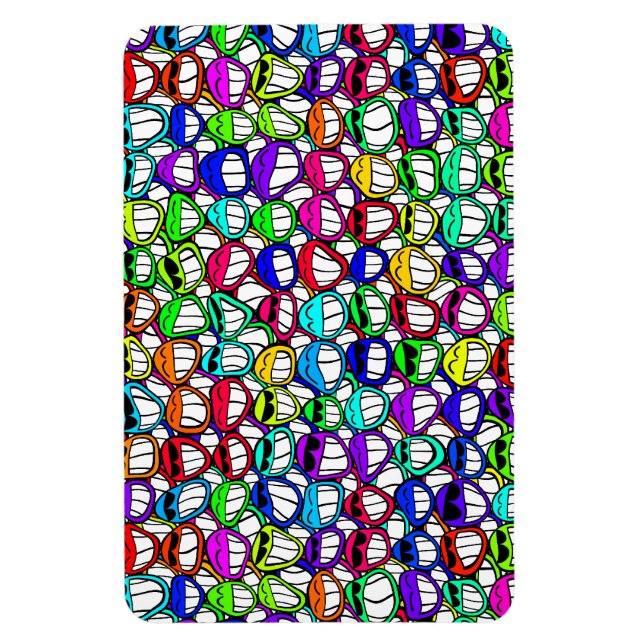 Magnet Flexible Visages souriants cool (Vertical)