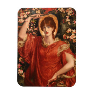 Magnet Flexible Vision de Fiammetta (par Dante Gabriel Rossetti)