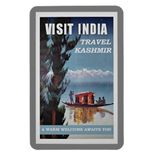 Magnet Flexible Visit India, Travel Kashmir,