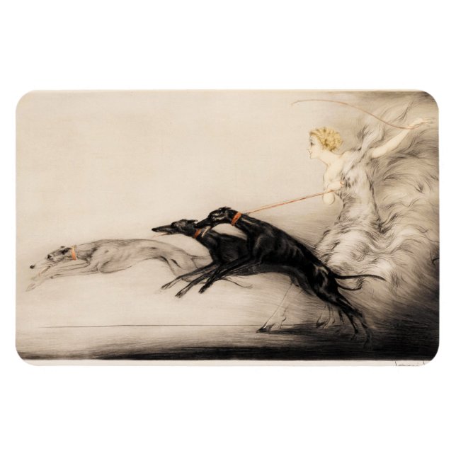 Magnet Flexible Vitesse II, Vitesse, 1933 par Louis Icart (Horizontal)