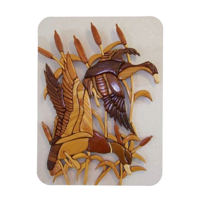 Magnet Flexible "Vol dans l'étang de canard" (Vertical)