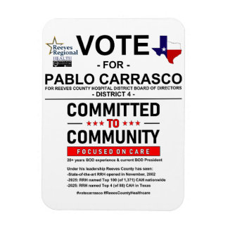 Magnet Flexible Vote pour Pablo Carrasco