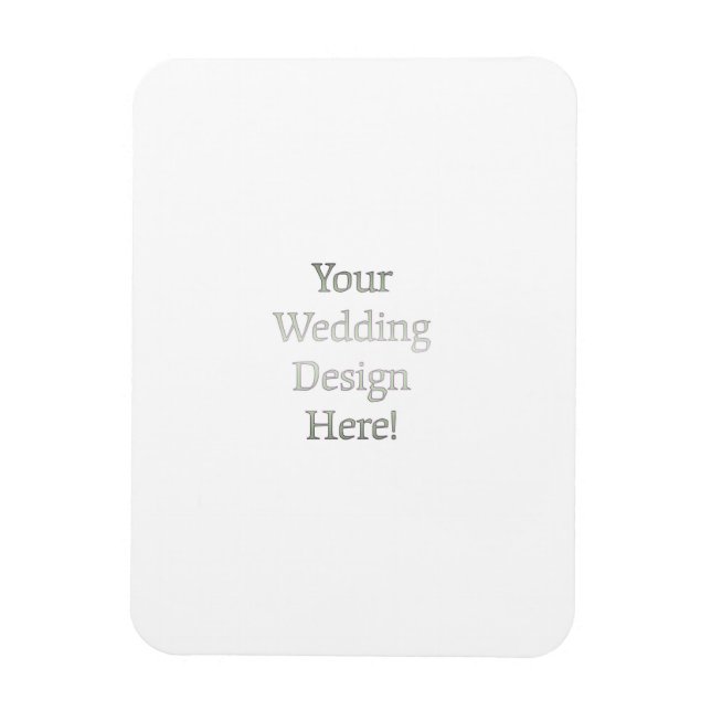Magnet Flexible Votre aimant de design Mariage (Vertical)