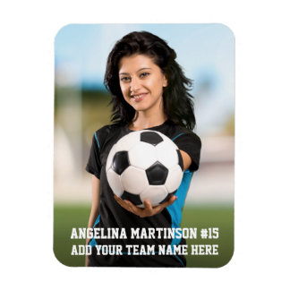 Magnet Flexible Votre photo Custom Soccer ou votre sport