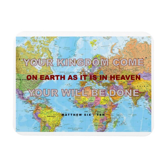Magnet Flexible Votre Royaume Venez - Votre Sera Fait (Horizontal)