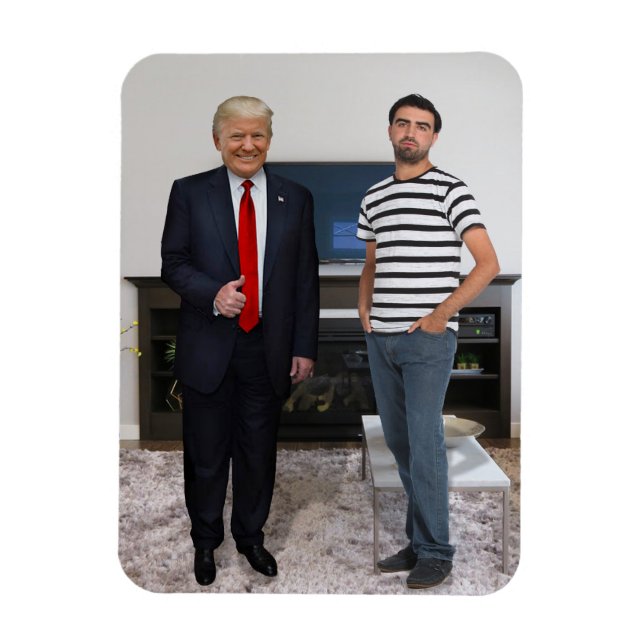 Magnet Flexible Vous avez rencontré le président Donald Trump | Aj (Vertical)