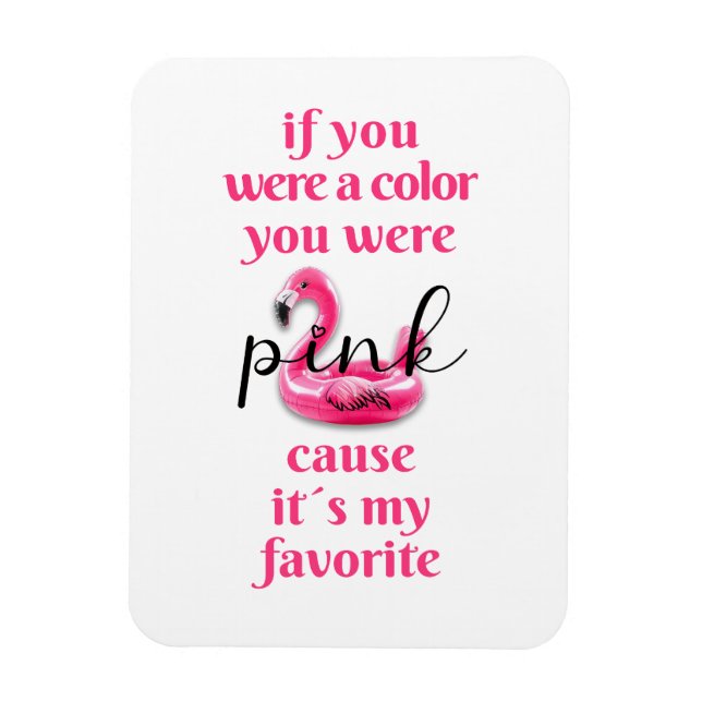 Magnet Flexible Vous étiez rose - (Vertical)