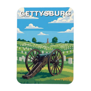 Magnet Flexible Voyage à Gettysburg en Pennsylvanie