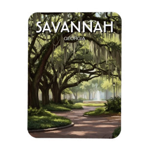 Magnet Flexible Voyage à Savannah Géorgie