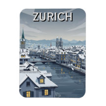 Voyage à Zurich en Suisse en hiver