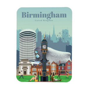 Magnet Flexible Voyage Art Voyage À Birmingham