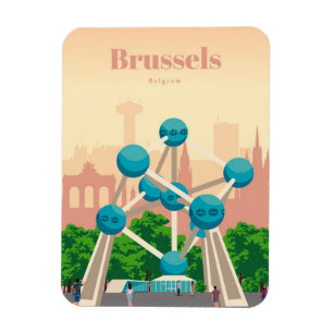 Magnet Flexible Voyage Art Voyage À Bruxelles