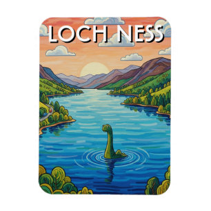 Magnet Flexible Voyage au Loch Ness Nessie