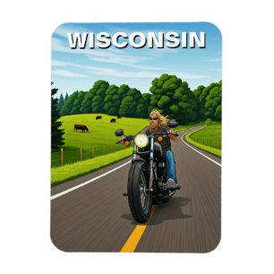 Magnet Flexible Voyage au Wisconsin