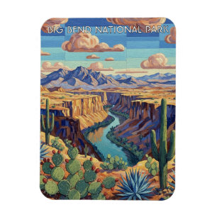 Magnet Flexible Voyage dans le parc national de Big Bend