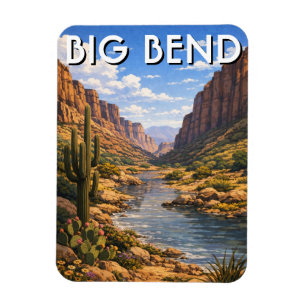 Magnet Flexible Voyage dans le parc national de Big Bend
