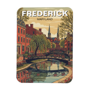 Magnet Flexible Voyage dans le quartier historique de Frederick da