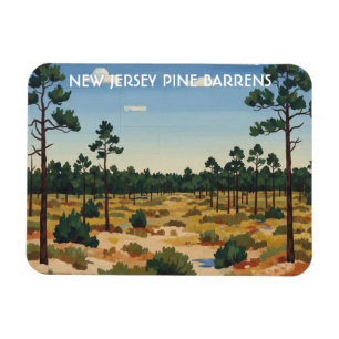 Magnet Flexible Voyage dans les Pine Barrens du New Jersey