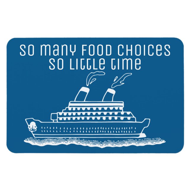 Magnet Flexible Voyage de croisière Vacances Funny Porte Marker (Horizontal)