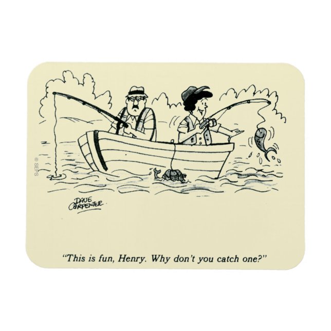 Magnet Flexible Voyage de pêche (Horizontal)