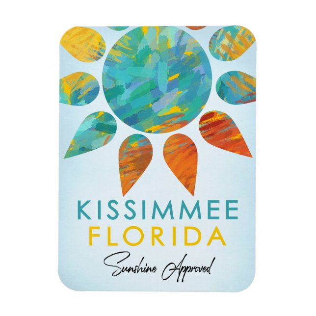 Magnet Flexible Voyage de soleil de Kissimmee la Floride (Vertical)