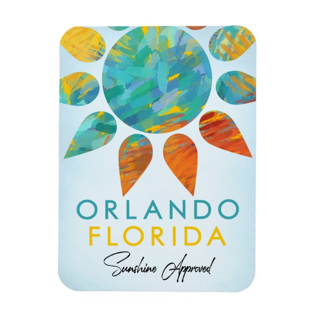 Magnet Flexible Voyage de soleil d'Orlando la Floride (Vertical)